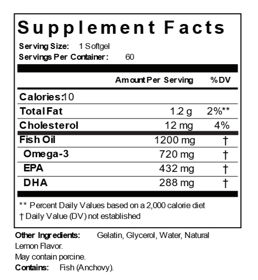 OMEGA 3 FISH OIL - Anti Aging and Longevity